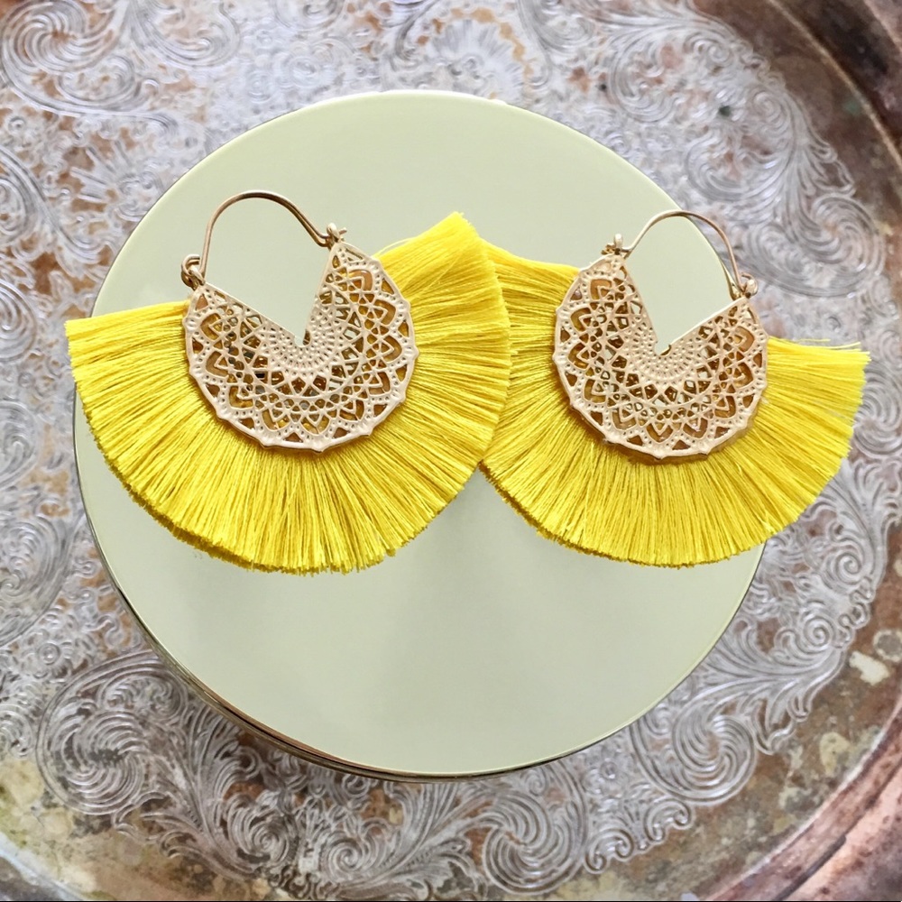 LAST ONE✨NEW Bohemian Tassel Earrings Handmade